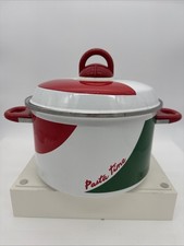 Czas na makaron vintage 6 qt. Metrokane Emaliowane sitko do gotowania - timer zepsuty