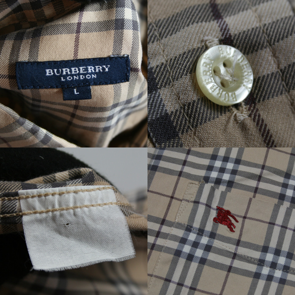 Burberry 00S Nova Check Short Sleeve Shirt Vintage image 6