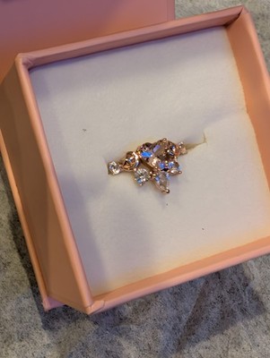 New Bisoulovely Tiffany Ring Ride Good Size 5.5 Magical Girl Jewelry