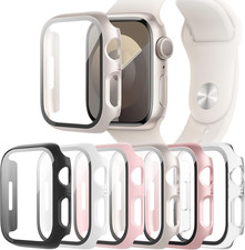 6-Pack Case Compatible with Apple Watch 40Mm Series SE 3 2025 /SE 2/SE/6/5/4 wit