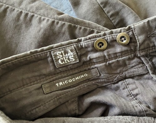 INCOTEX Slim Fit Chinos, Khakis, Pants, Men’s Size 36 - Foto 4 di 9