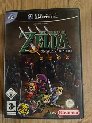 The legend of Zelda: Four swords adventures gamecube, Spiel + Hülle