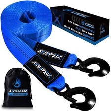 Nylon Tow Strap With Hooks Heavy Duty 2x2020000lbs Recovery Ro Nylon Tow Strap With Hooks Heavy Duty 2x2020000lbs Recovery Ro