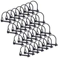 28 pcs Wire Lock Pin, 1/4" Heavy Duty Safety Coupler Shaft Locking Pin Round ...
