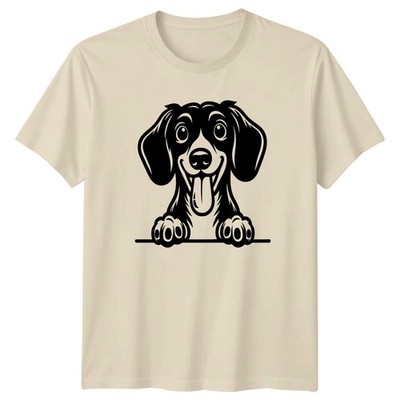 Verspielte Hundepfoten Hunde Tiere Herren T-Shirt Damen Tee Grafik Unisex Top