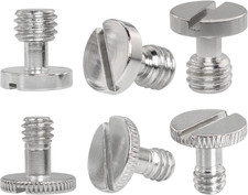 Camera Quick Release Screw 3PCS 3/8 Inch and 3PCS 1/4 Inch Camera Quick Release