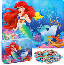 Pretty Puzzles for Kids Ages 4-6,100 Piece Puzzles for Kids Ages 4-8,Educational