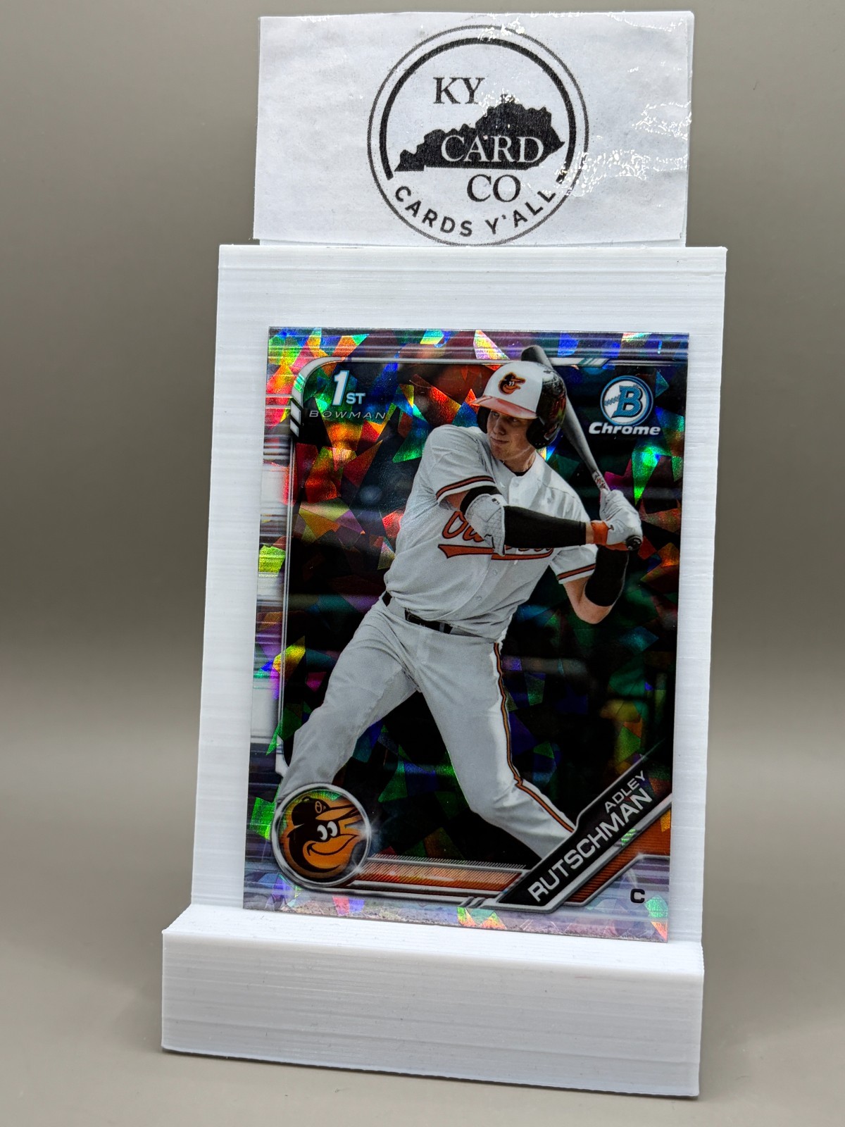 ADLEY RUTSCHMAN 2019 Bowman Draft Chrome  RC 1st Refractor Orioles