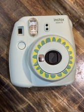 FUJIFILM Instax Mini 9 Ice Blue Instant Film Camera With Case