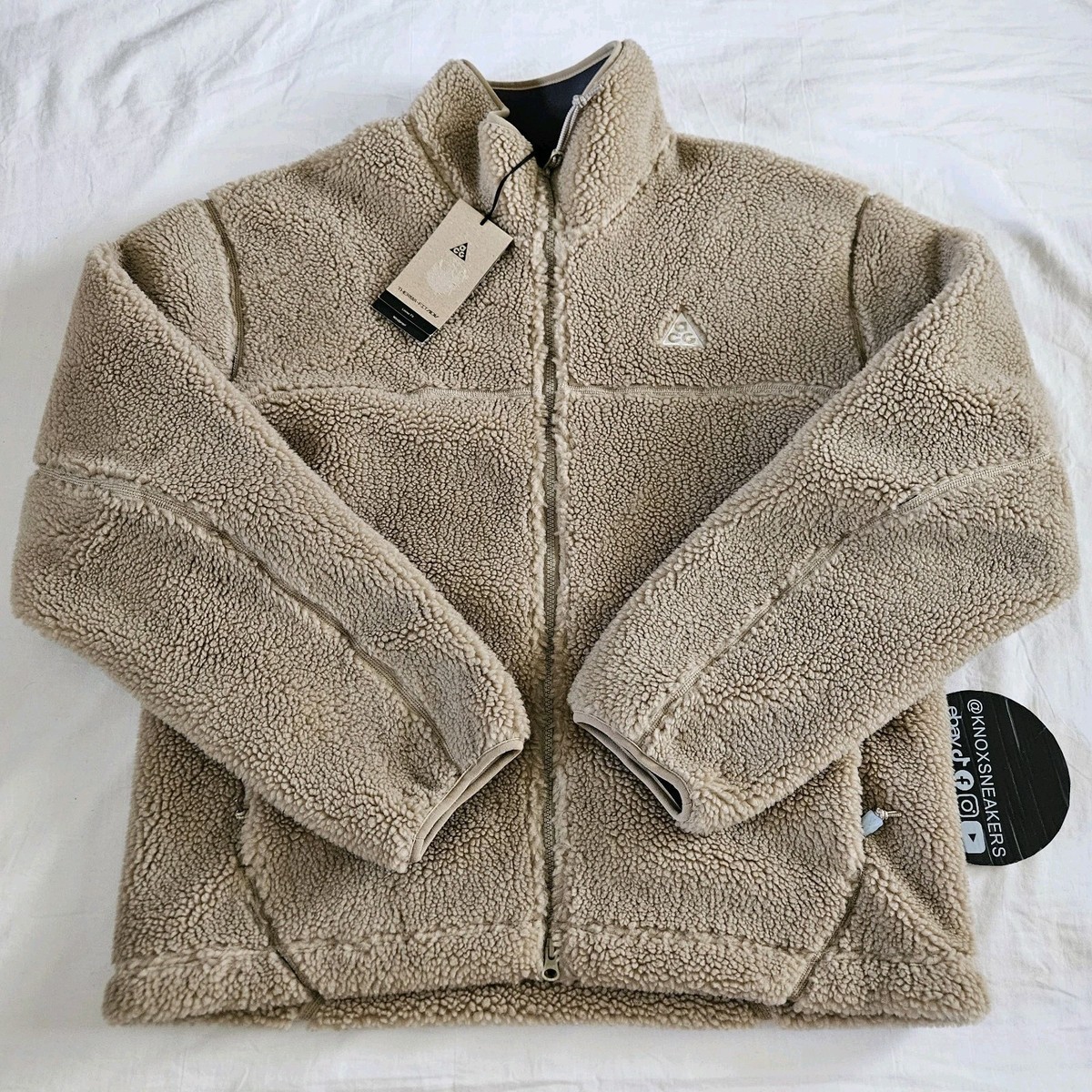 Nike ACG Canwell Glacier THERMA-FIT Jacket Biege Sherpa FV8653-247