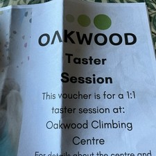 Oakwood Climbing Centre Experience Day Wokingham-CHARITY AUCTION