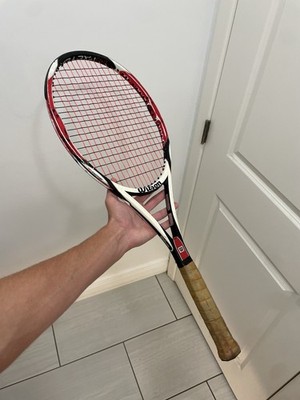 Wilson K-Factor 6.1 Six One 90 Tour 4 3/8   Racket New Strings 8/10 Condition