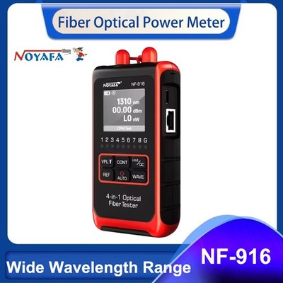 4 in 1 Fiber Optical Power Meter VFL REF FC SC ST Rj45 Fiber Optic Cable Tester