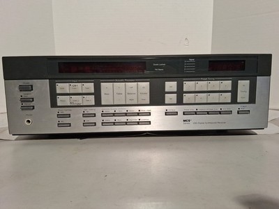 MCS 3625 Modular Component Systems Digital Synthesized Stereo Receiver Tested