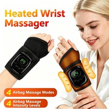 Electric Wrist Massage Heating Pad Wrist Brace Wrap Guard Compress Wristband
