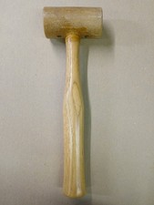 Vintage Size 3 Rawhide Mallet-10 oz Professional Leatherworking Tool - Nice