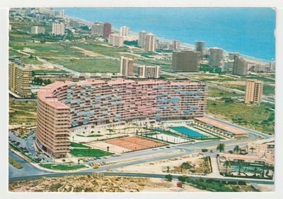 Sea-Club, San Juan, Alicante, Spain - Postcard- Post Marked February, 1977 - VG