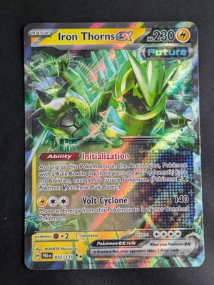 Iron Thorns Ex Double Rare 041/131 - Prismatic Evolutions Pokémon TCG - Mint Nm