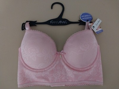 NWT CARRIE AMBER Intimates 34C Pink Sorbet Convertible Bra  Sexy Pattern Women 