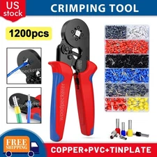 1200x Connector Cord Wire Crimp Cable Pin End Bootlace Ferrule Terminals Kit Set