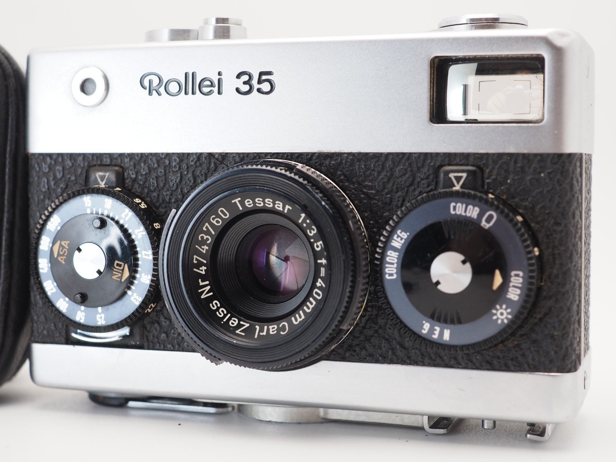 フィルムカメラ Rollei35 Germany Carl Zeiss Tessar 40mm RARE German-Made HONEYWELL ROLLEI 35 FILM CAMERA.Zeiss 40mm Tessar