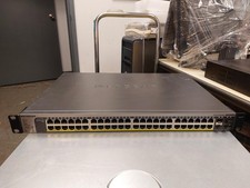 NETGEAR ProSafe GS752TP 48 Port Gigabit Smart Switch PoE  4 SFP Ports TESTED