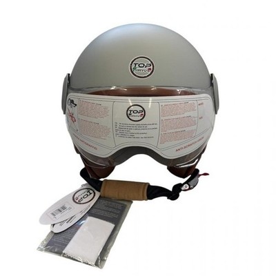 Casco Moto Retrò 3/4 Aperto Con Visiera – Unisex, Certificato DOT/ECE, Per Scooter E Moto, Taglie M-L-XL
