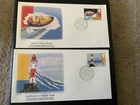 Great Britain 1985 #1107-1110 Safety At Sea - 5 Fleetwood FDCs