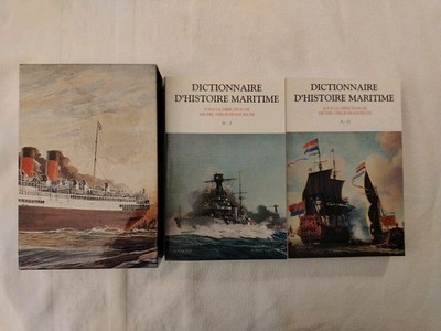 Dictionnaire d'histoire maritime Laffont Bouquins 2002 cofanetto 2vol. francese