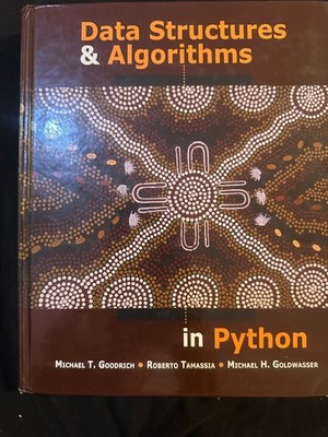 Data Structures and Algorithms in Python - Goodrich, Tamassia, Goldwasser - Book