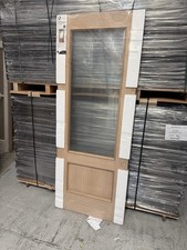 78x30” 35mm Oak Glaze Internal doors