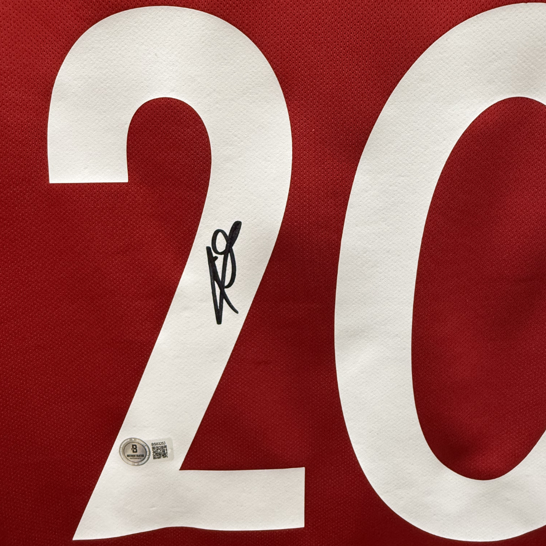 ポルトガル代表 シャツ QUARESMA 20 Ricardo Quaresma Signed Portugal Home Soccer Jersey #20 with