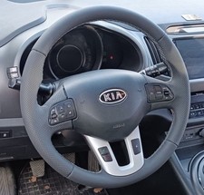 Lenkrad für Kia Sportage im Tausch neu bezogen mit Leder -Farben wählbar Lenkrad für Kia Sportage im Tausch neu bezogen mit Leder -Farben wählbar