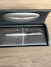 Vintage Parker 100 Opal Silver Fountain Pen M...