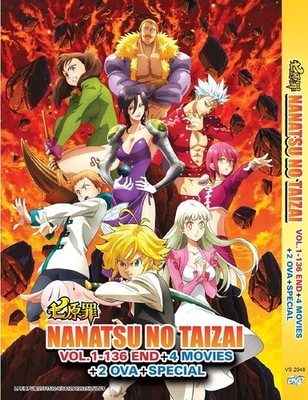 Nanatsu no Taizai 136 Episode 4 Movie 2 OVA Special Anime DVD Seven Deadly Sins