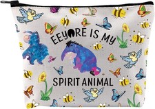 PLITI Eeyore Funny Lover Gift - Eeyore Makeup Bag - Spirit Animal Fans