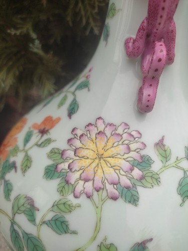 chinese porcelain famille rose vase - Picture 8 of 15