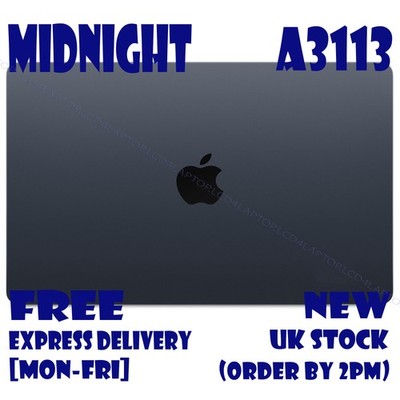 Für Apple MacBook Air M3 13,3'' A3113 Bildschirm EMC 8611 2024 Mitternacht Baugruppe