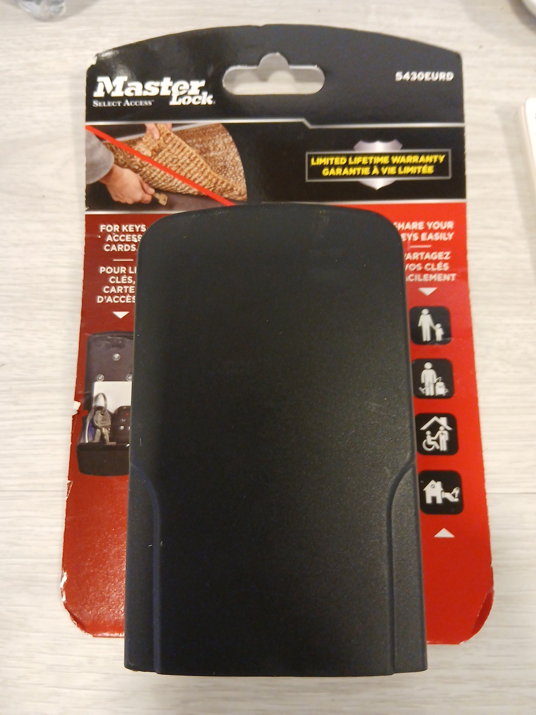 Master Lock Key Safe Wall Mounted (COVER DAMAGED)