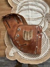 Vintage leather drill holster