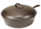 Vintage Wagner Ware Hammered No 9 Cast Iron Chicken Fryer Skillet Restored Cond