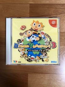 Dreamcast  Dream Passport 3 Guidebook With Booklet Vintage SEGA JPN Limited Edit