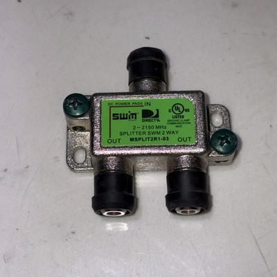 DIRECT TV  2-Way SWIM Splitter 2-2150MHz MSPLIT2R1-03