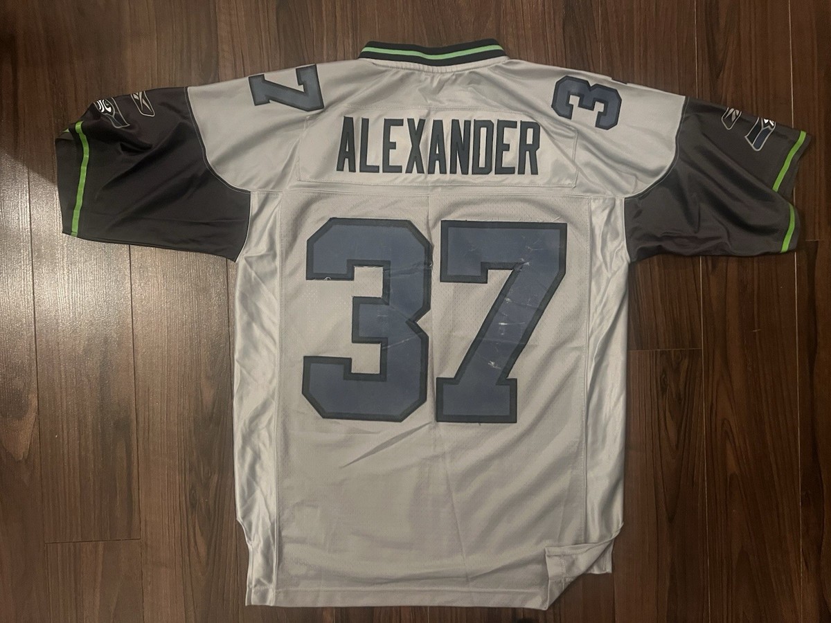 Men's Reebok Shaun Alexander #37 Seattle Seahawks Jersey Size M