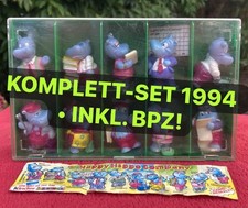 Ferrero &Uuml;-Ei 1994 Die Happy Hippo Company Komplettsatz Box Figuren BPZ Vintage