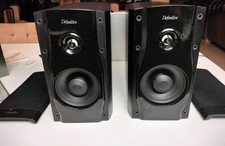 Definitive Technology SM-45 Studio Monitor Bookshelf Main Speaker Pair, Black.