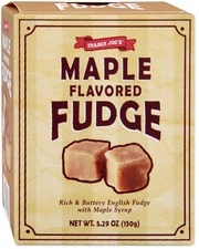 Trader Joe’s Maple Flavored Fudge 5.29 oz  Best by 5/31/26