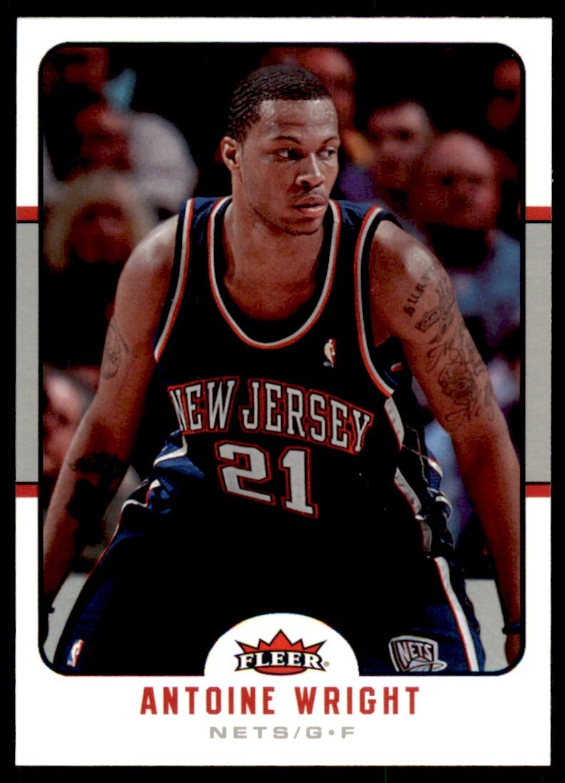 2006-07 Fleer: Antoine Wright New Jersey Nets #123