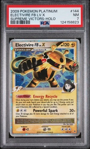 2009 POKEMON SUPREME VICTORS ELECTIVIRE FB LV.X #144 ULTRA PSA 7 NM #124158823