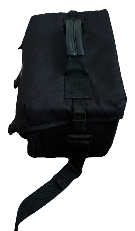 Bolsa para câmera Nikon lona preta grande estojo para câmera de fotografia - Imagem 3 de 4